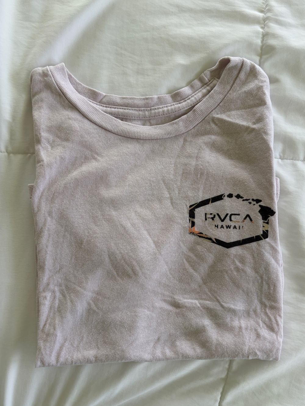 RVCA Hawaii Lavender Crop Tee